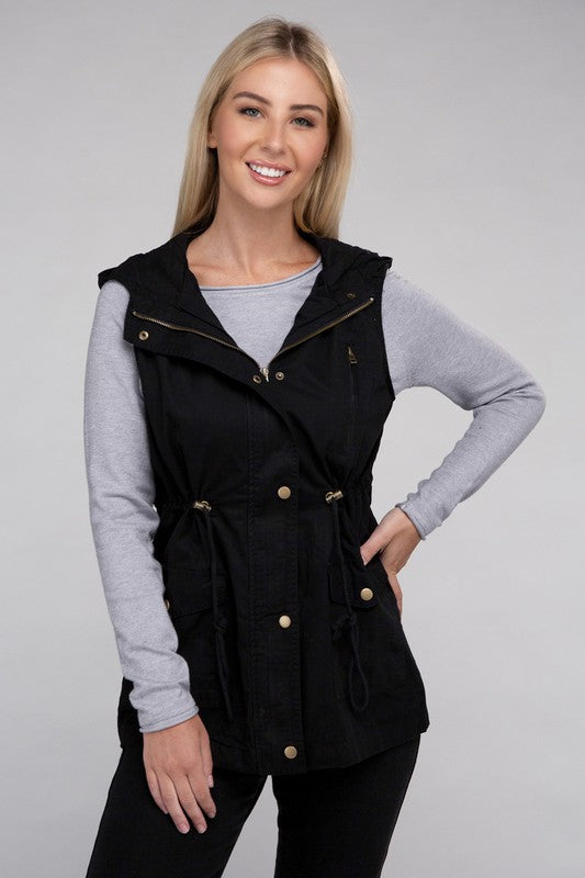 Military Hoodie Vest