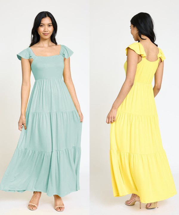 Flutter Sleeve Sundress