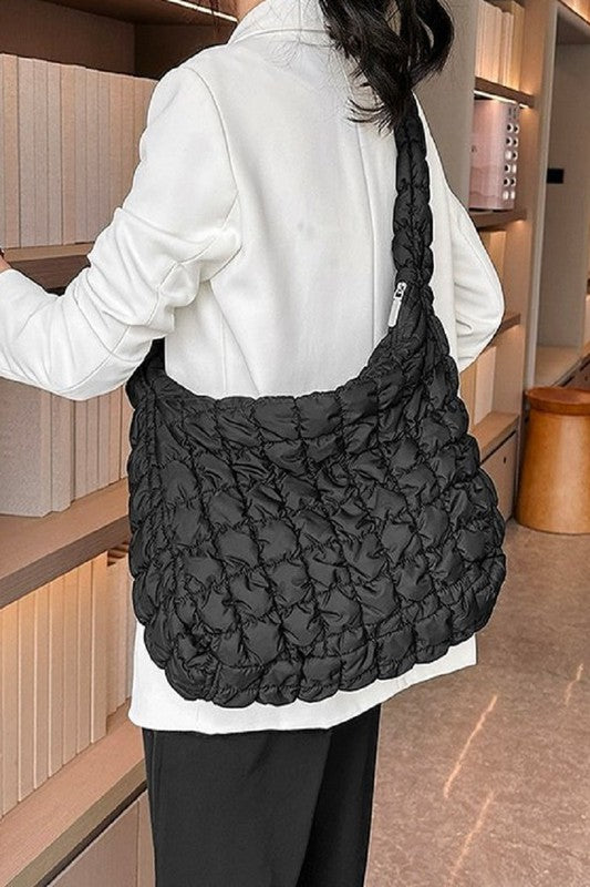 Puffer Quilted Crossbody Shoulder Bag