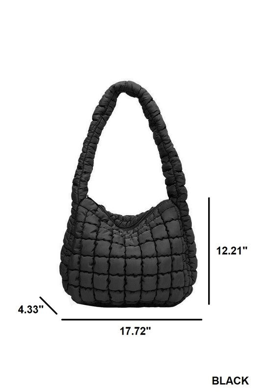 Puffer Quilted Crossbody Shoulder Bag