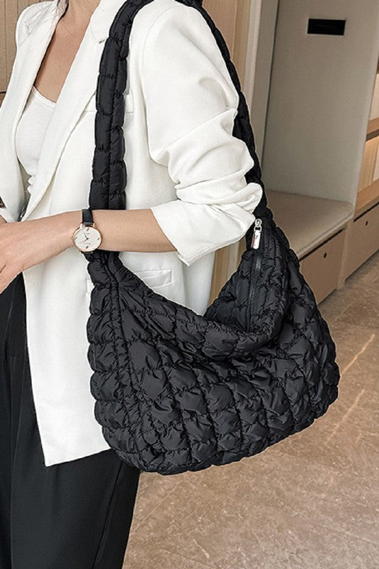 Puffer Quilted Crossbody Shoulder Bag