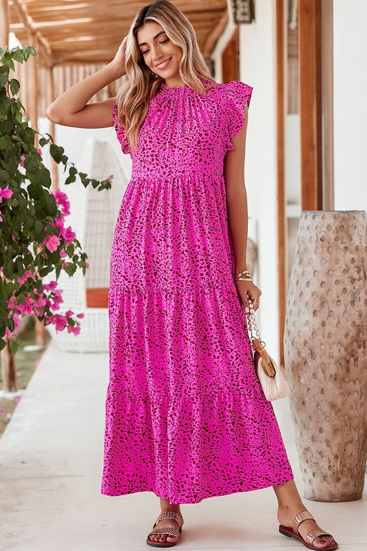 Leopard Print Maxi Dress