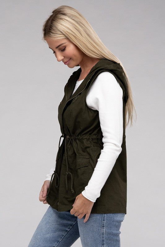 Military Hoodie Vest