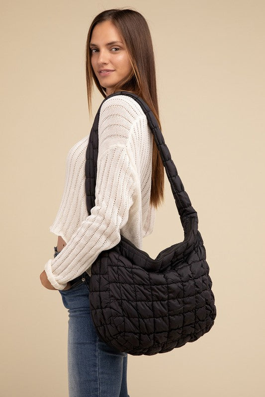 Puffer Quilted Crossbody Shoulder Bag