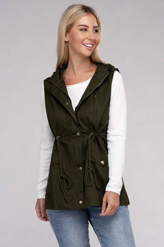 Military Hoodie Vest