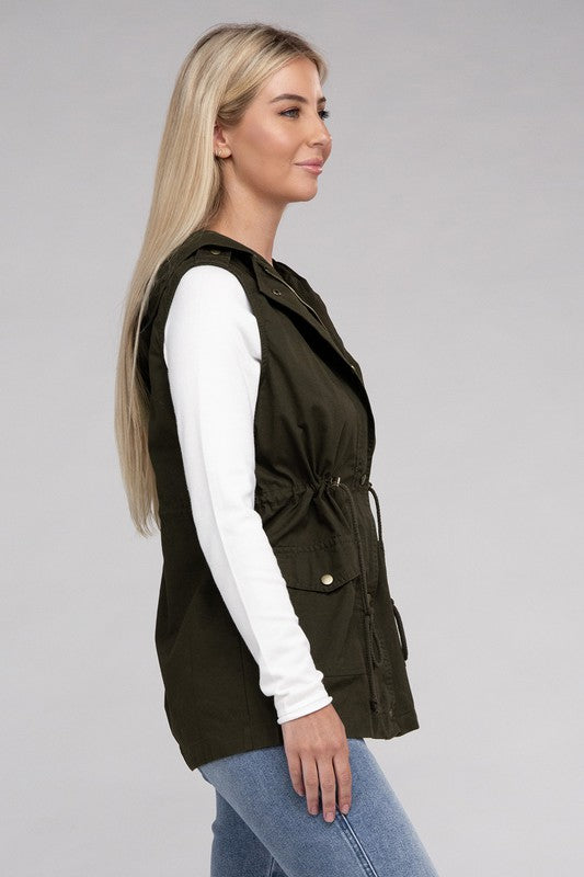 Military Hoodie Vest