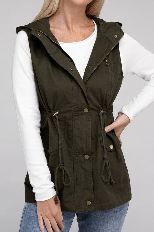 Military Hoodie Vest