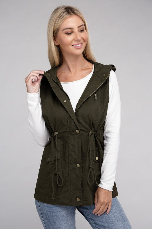 Military Hoodie Vest