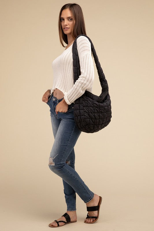 Puffer Quilted Crossbody Shoulder Bag