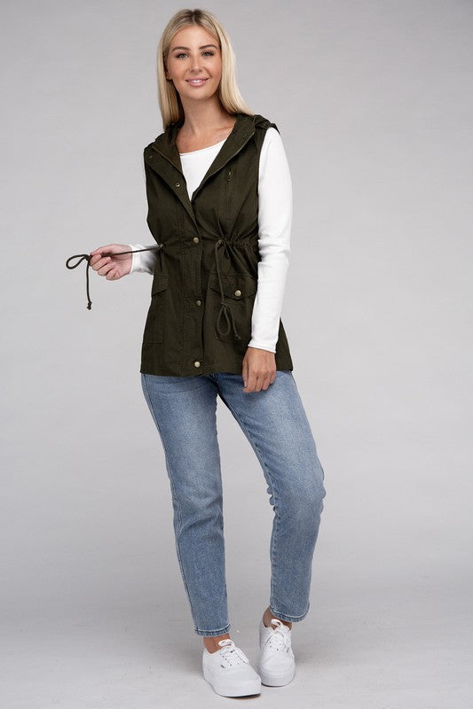 Military Hoodie Vest