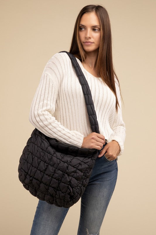 Puffer Quilted Crossbody Shoulder Bag