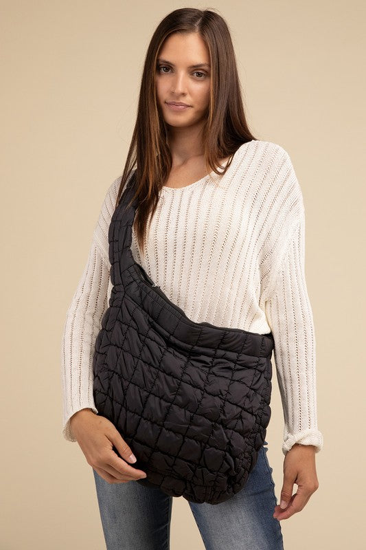 Puffer Quilted Crossbody Shoulder Bag