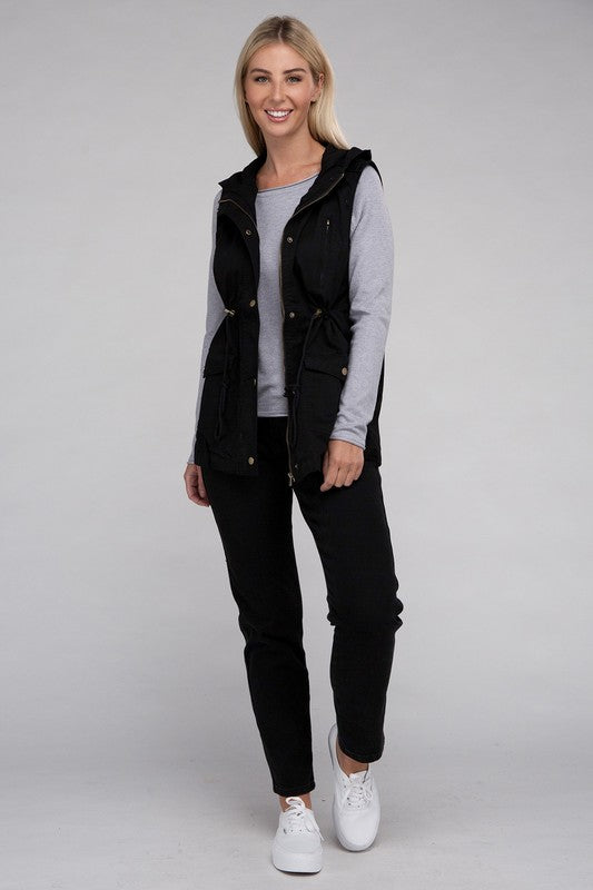 Military Hoodie Vest