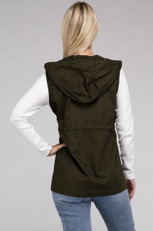 Military Hoodie Vest