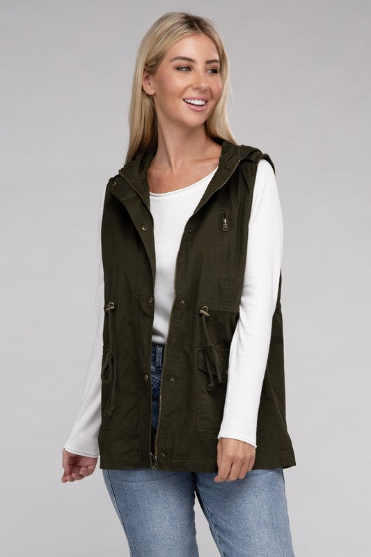 Military Hoodie Vest