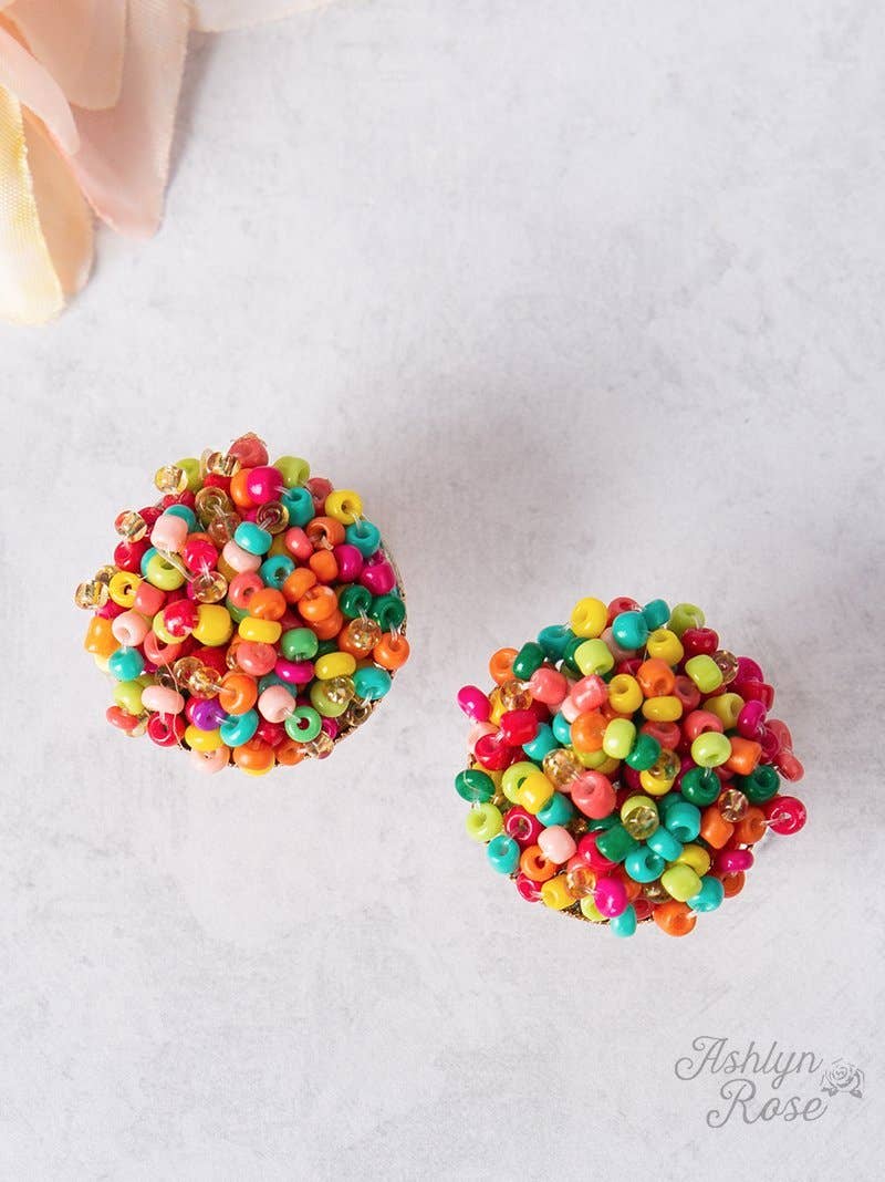 Throw the Confetti Stud Earrings